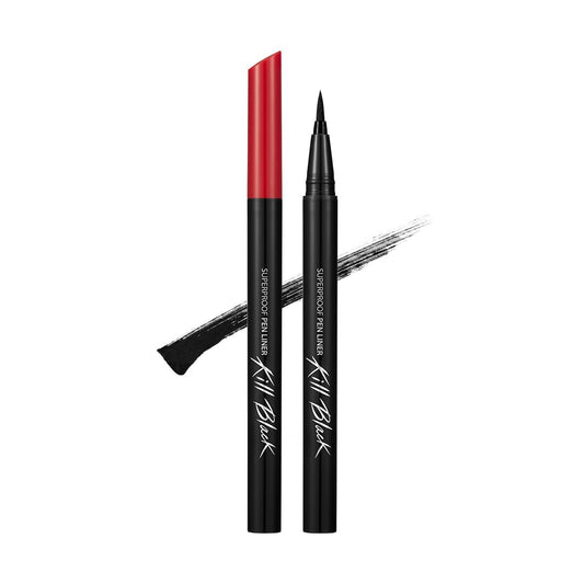 CLIO Superproof Pen Eyeliner precision tip for crisp, clean lines.