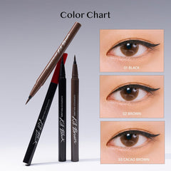 CLIO Superproof Pen Eyeliner supports effortless control during precise lines.