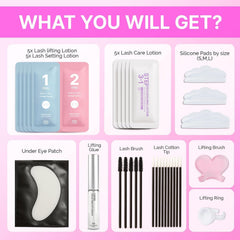 DIY lash perm process with CLIONE PRIME beginner friendly kit