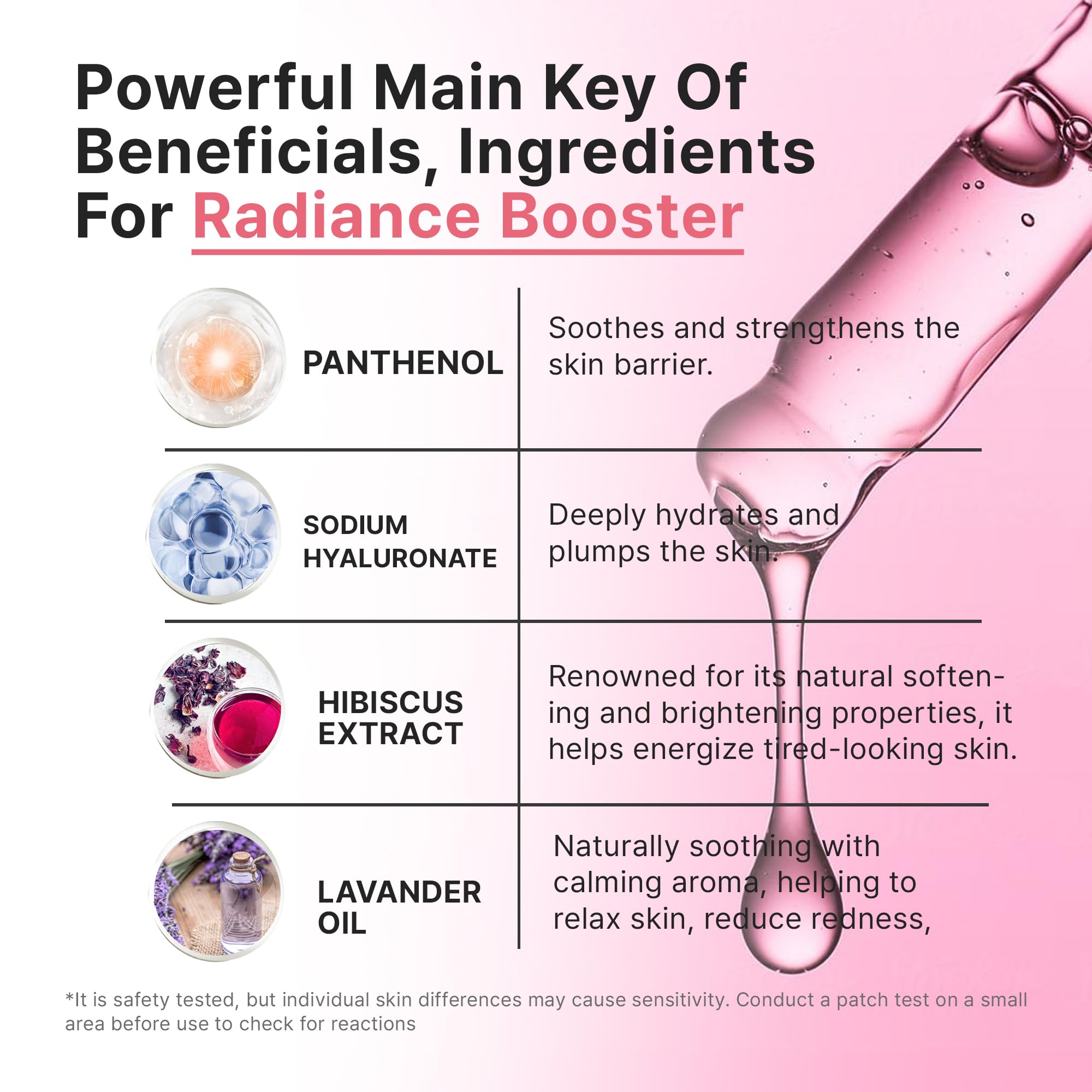CLIONE PRIME Face Serum texture swirl illustrating light, fast-absorbing formula.