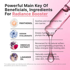 CLIONE PRIME Face Serum texture swirl illustrating light, fast-absorbing formula.