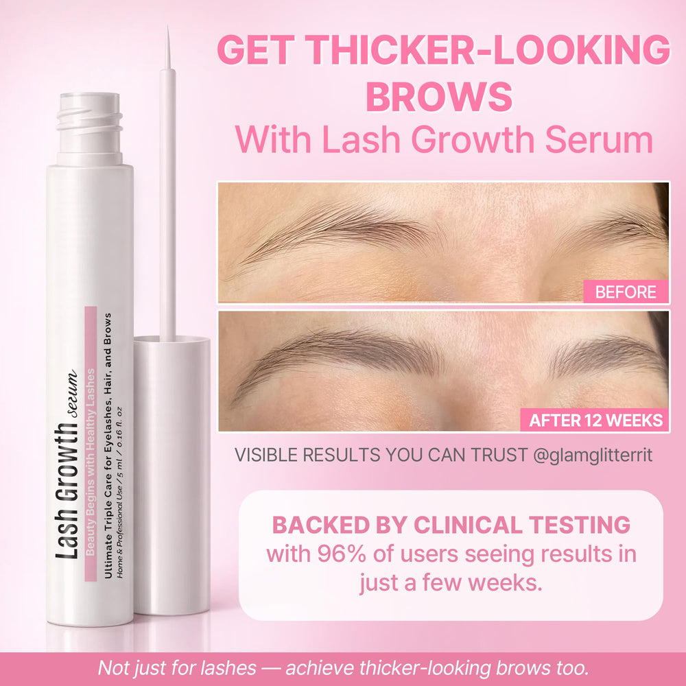 Clione Prime serum bottle with patented formula for lash health.