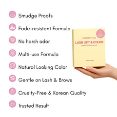CLIONE PRIME vitamin C-enriched formula bottle emphasizes gentle care.