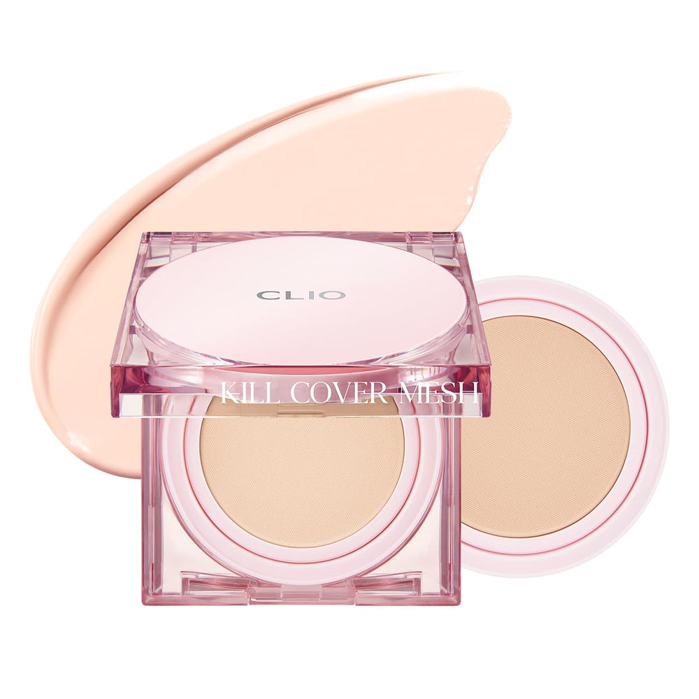 CLIO Kill Cover Mesh Glow Cushion compact for a seamless glow finish