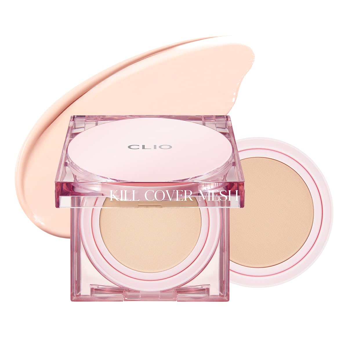 CLIO Kill Cover Mesh Glow Cushion compact for a seamless glow finish