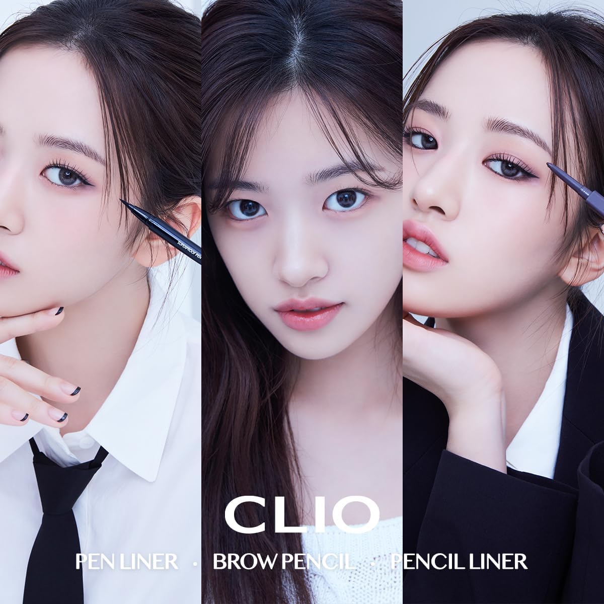 CLIO PROFESSIONAL Superproof Pen 002 Brown creates bold yet natural-looking eyes.