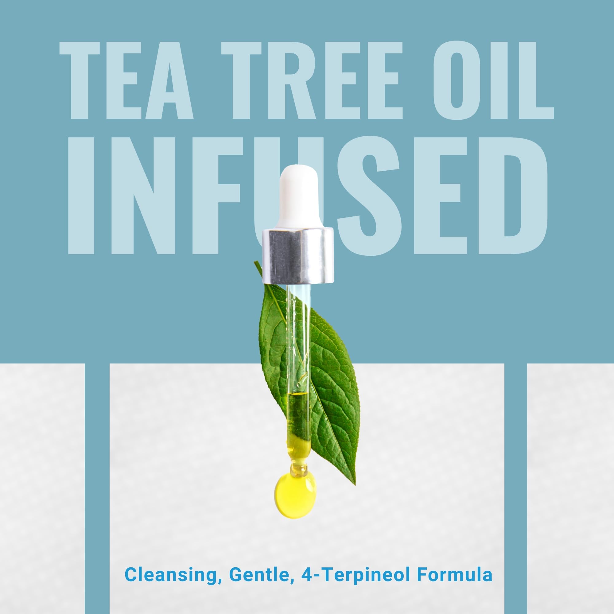 Cliradex Towelettes highlight 4-Terpineol from tea tree oil