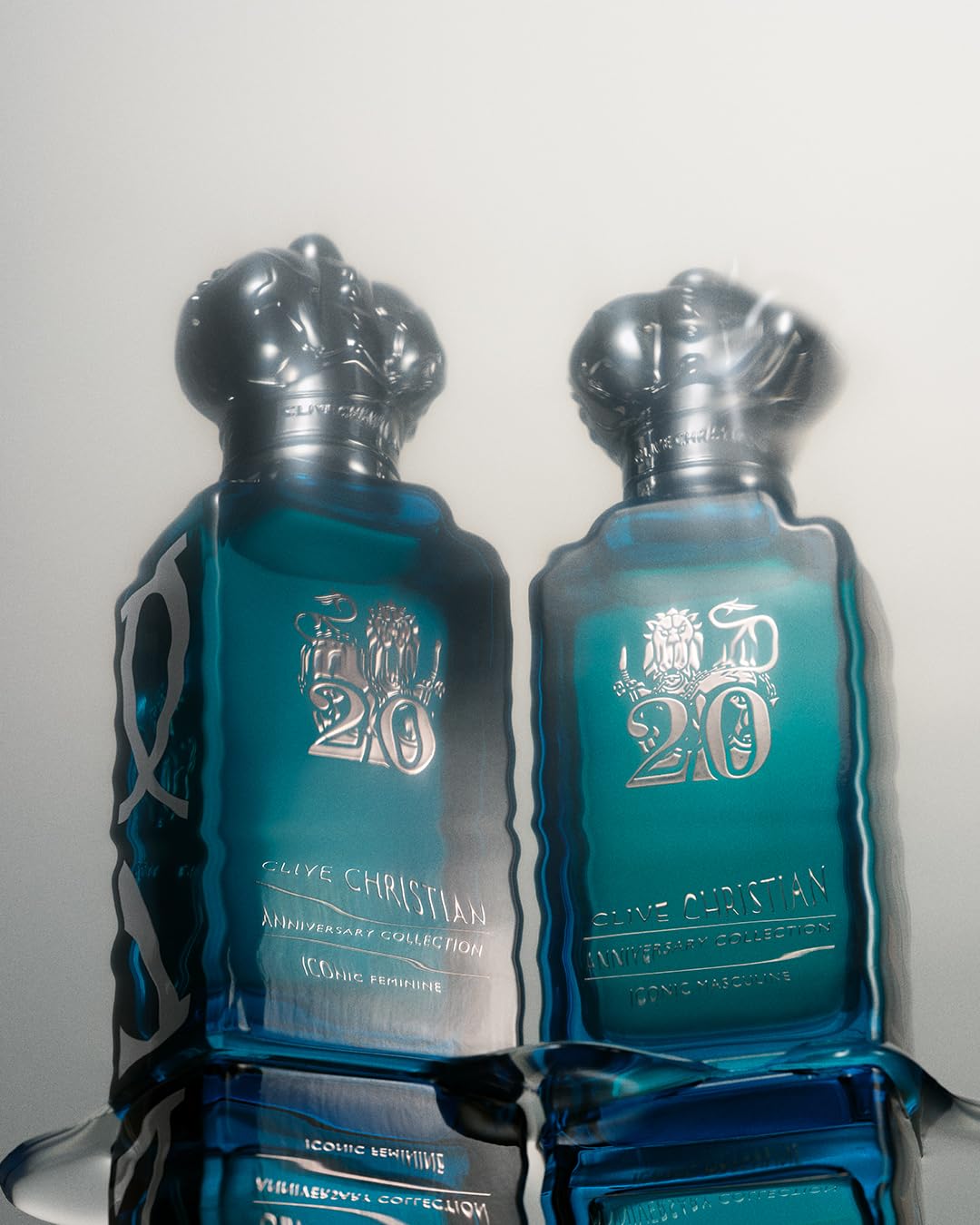 Iconic Masculine base notes close-up with vetiver and olibanum depth.