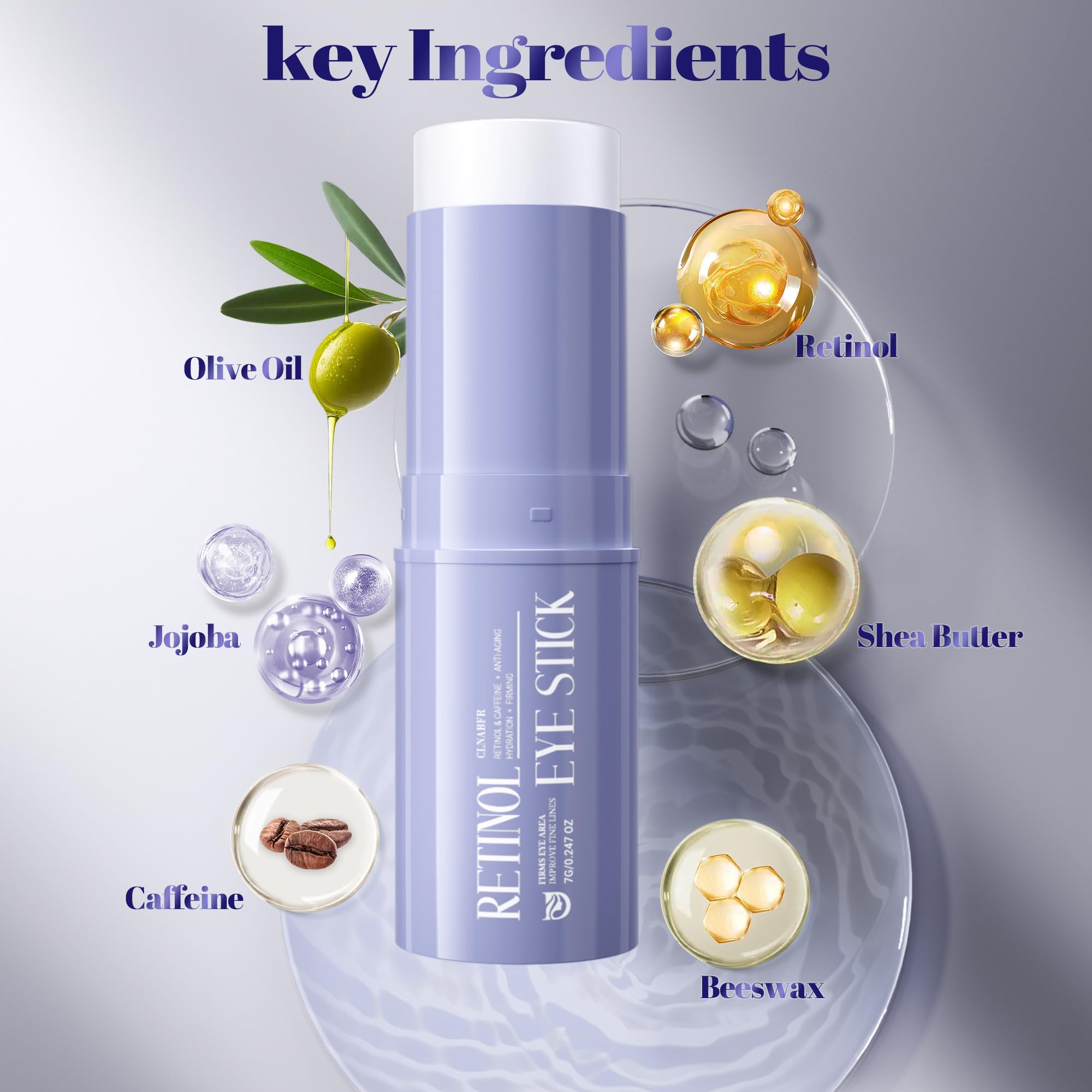 CLNABFR under-eye application reduces puffiness and fine lines