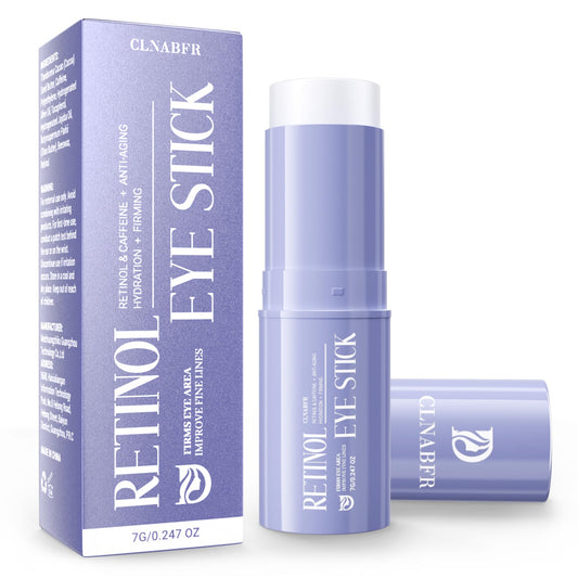 CLNABFR Retinol Eye Stick bottle cap demonstrates portable night care
