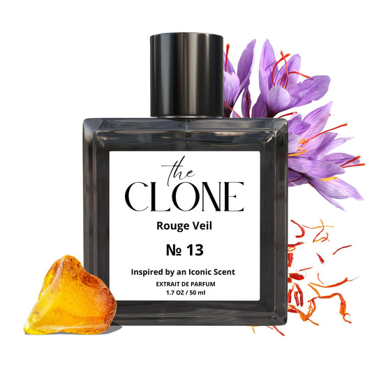 Clone Rouge Veil 13 bottle pour reveals saffron and jasmine opening, offering a radiant first impression.