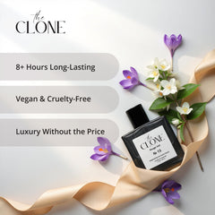 Clone Rouge Veil 13 cap design emphasizes luxurious packaging for a premium unisex fragrance.