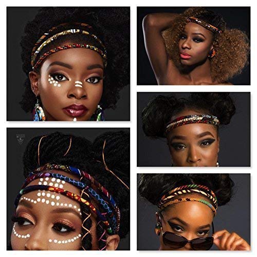 Cloth & Cord headband worn demonstrates afrocentric style and versatility.