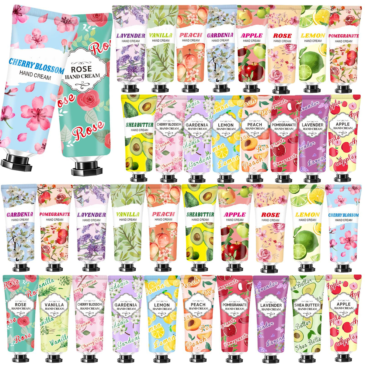 Clothes of Skin 38-pack hand cream variety fragrances for daily moisturization.