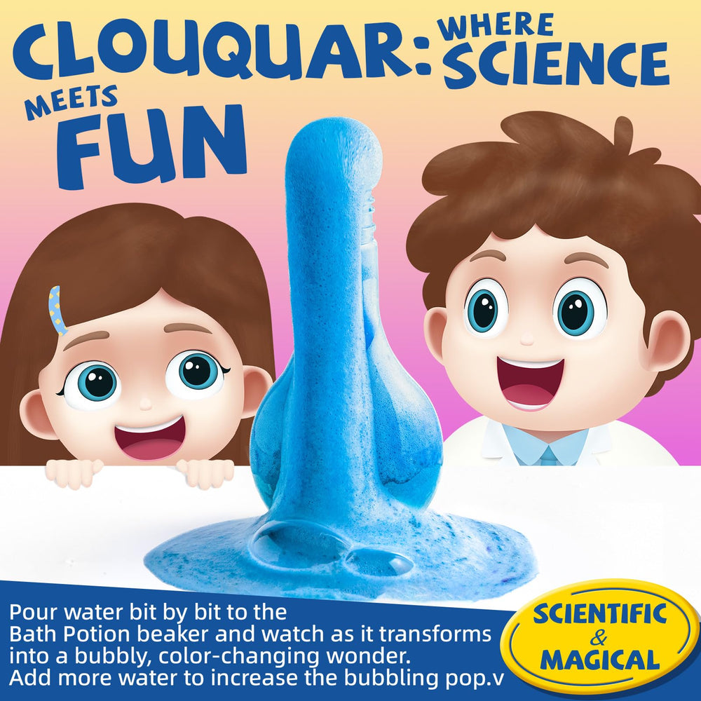CLOUQUAR cartoon-buddy designs pair with bright fizz and color.