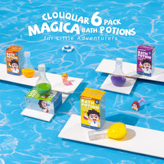CLOUQUAR six-bottle pack fuels ongoing bubbly fun across baths.