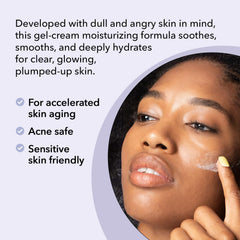 Clover Balancing Water Balm routine scene suggests morning skincare step.
