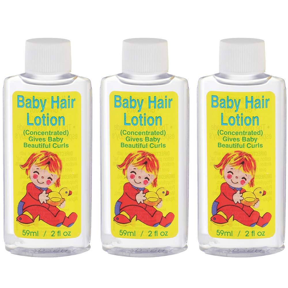 Clubman Gentle Baby Hair Lotion 3-pack packaging for easy family care