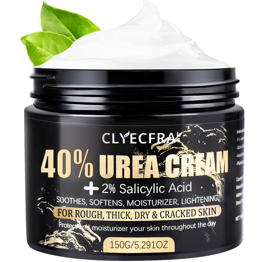 Clyecfra 40% Urea Cream bottle showing deep hydration potential