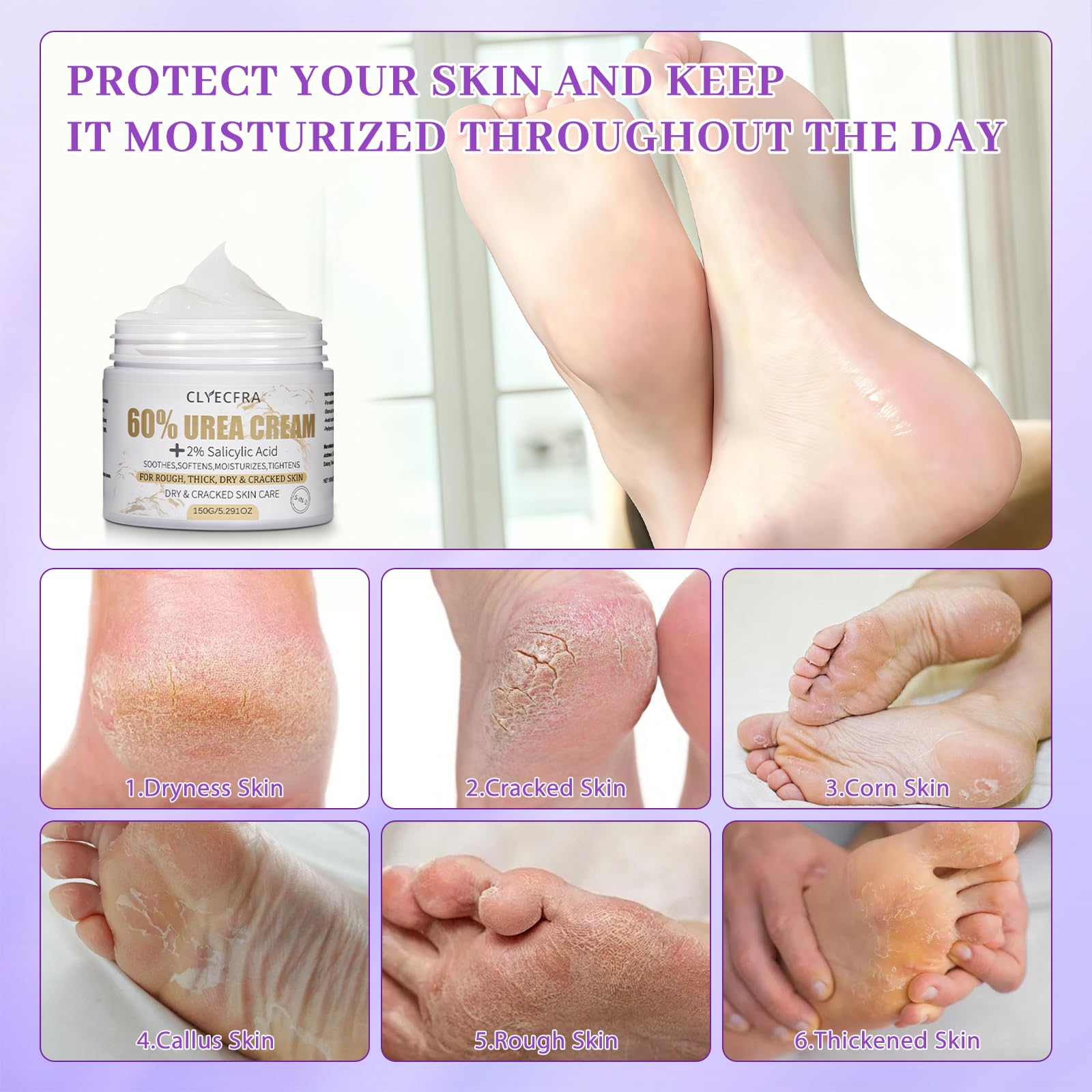 Clyecfra’s non-greasy finish absorbs quickly on skin.
