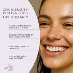 cMOSS BEAUTY ethically sourced botanicals in clean beauty formula