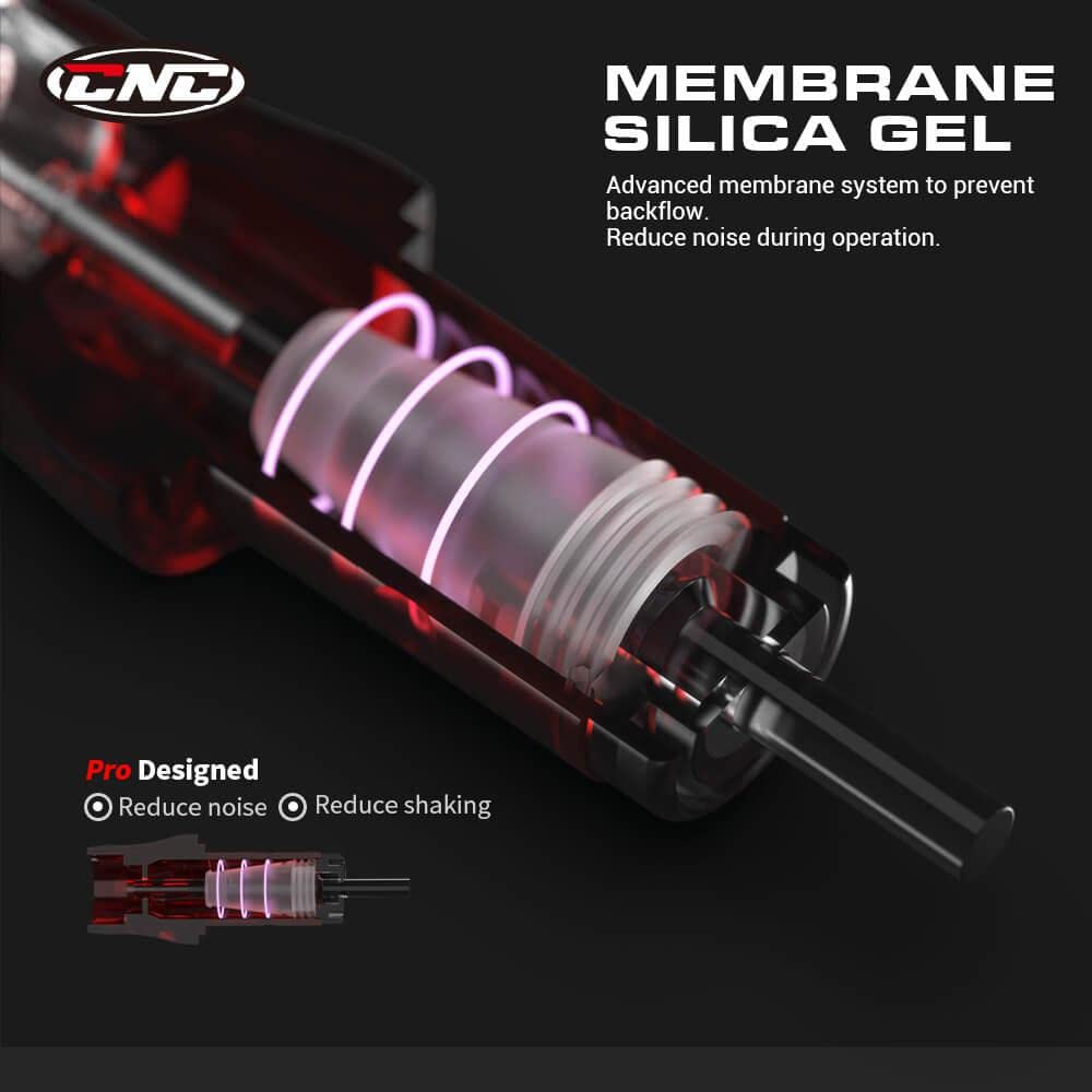 CNC 17RM cartridge with secure membrane prevents ink leakage