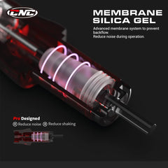 CNC Tattoo Cartridges ergonomic grip reduces finger fatigue during sessions.