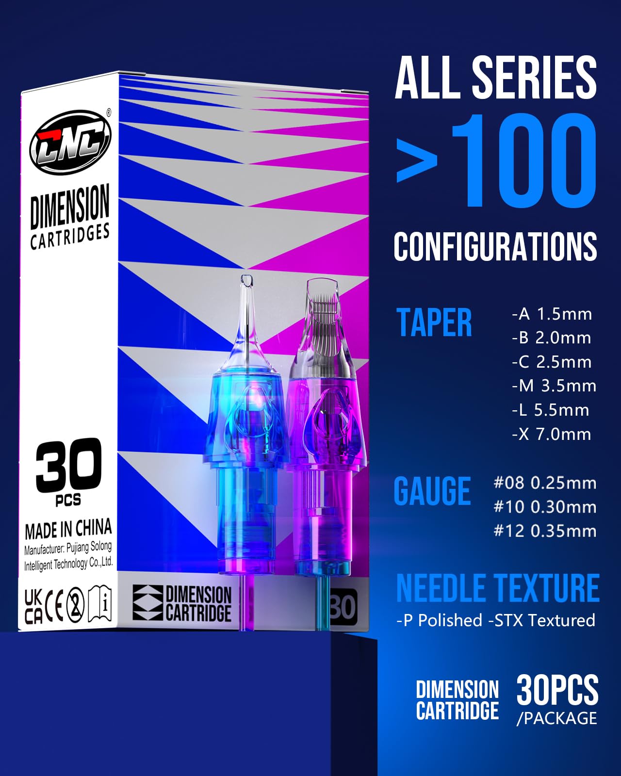 CNC 1015RM cartridge for broader coverage with smooth transitions