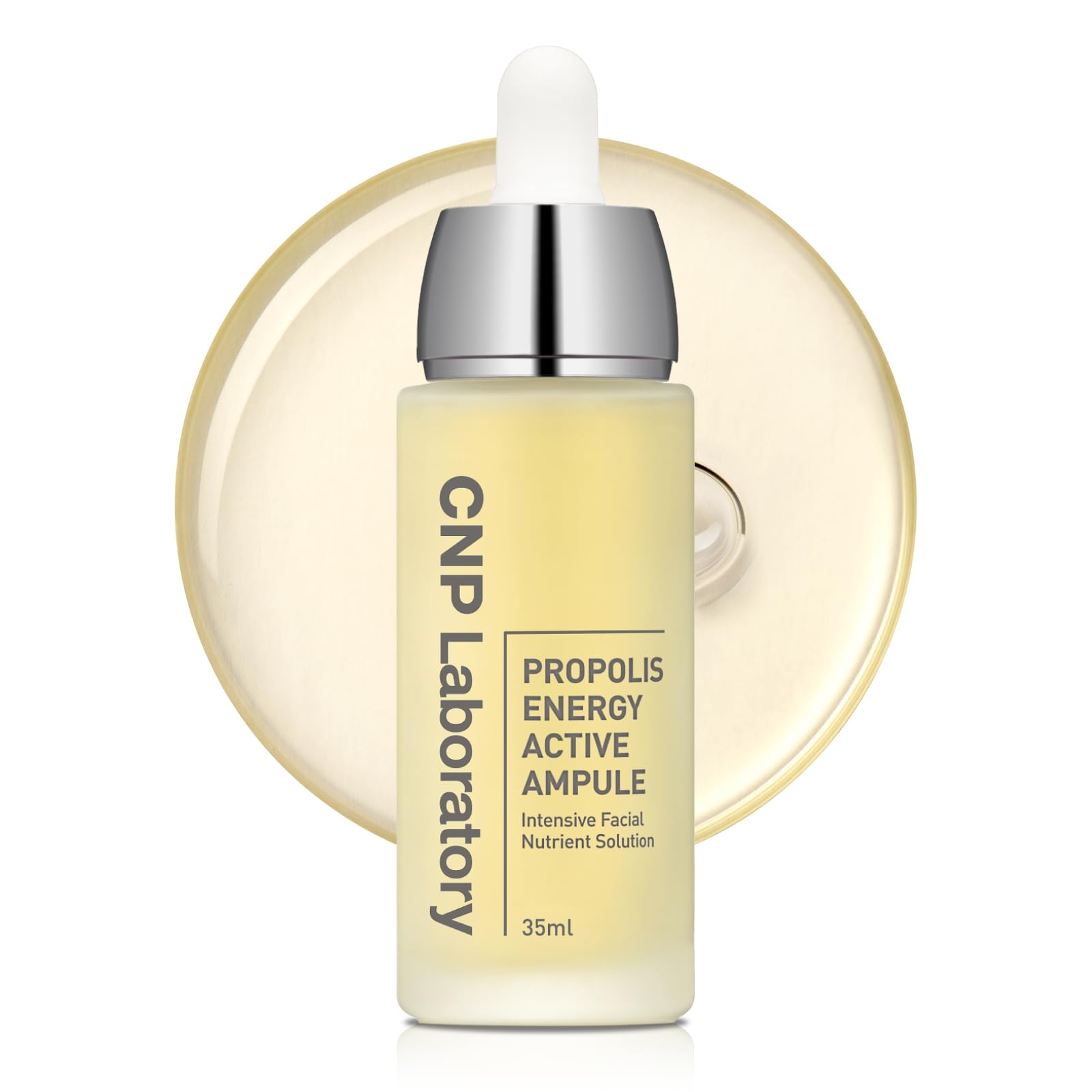 CNP Honey Glow Serum bottle close-up highlighting hydration-ready formula