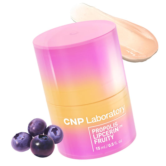CNP Honey Lip Butter jar with berry hydration for soft lips