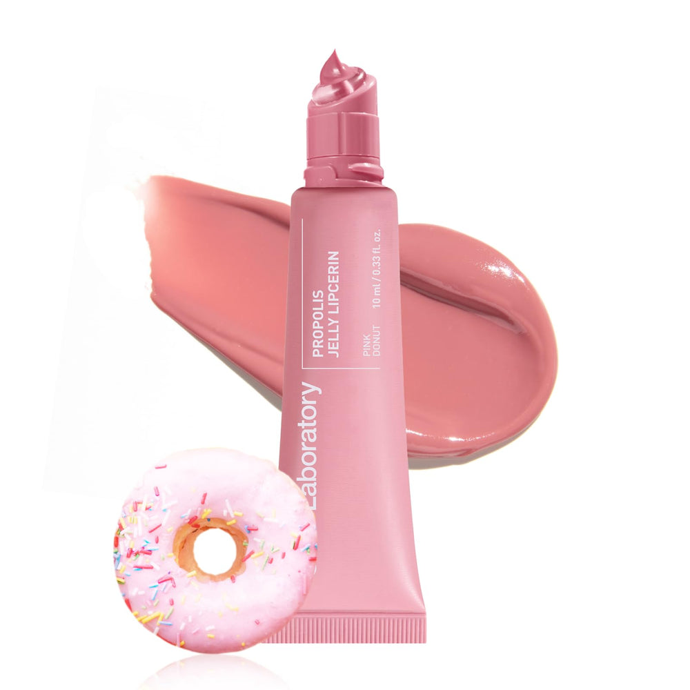 CNP Propolis Jelly Lipcerin 02 Pink Donut packaging close-up showing premium lip care