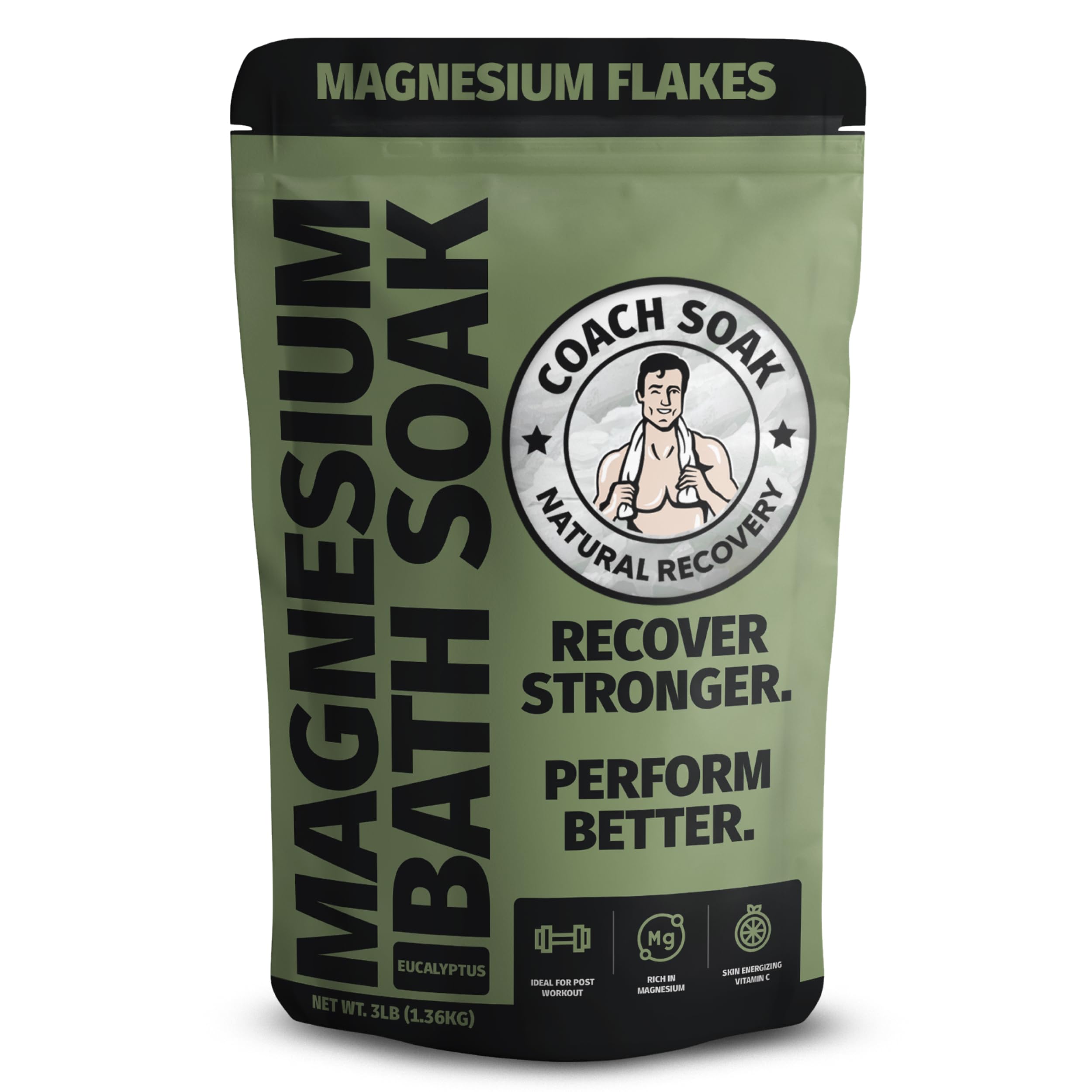 Coach Soak Recovery Bath Soak with eucalyptus and tea tree for post-workout relief