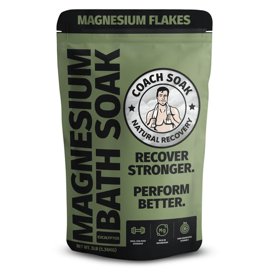 Coach Soak Recovery Bath Soak with eucalyptus and tea tree for post-workout relief