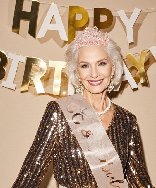 COCIDE crystal tiara adds eye-catching sparkle for elegant celebration moments.