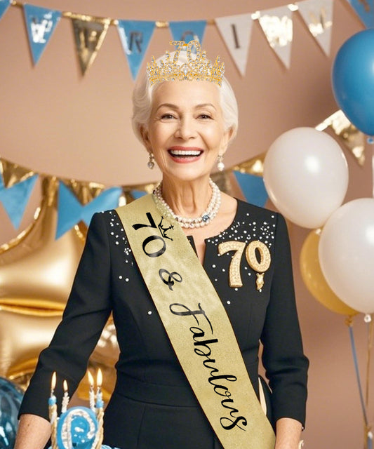 COCIDE crystal tiara rhinestone shines for a royal party look.