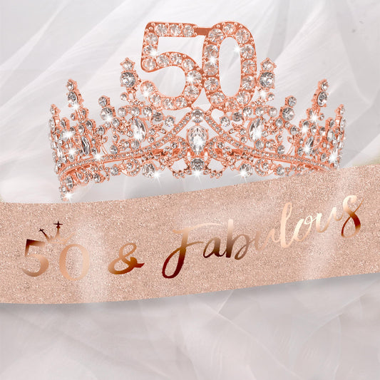 COCIDE crystal rhinestone tiara adds sparkling elegance