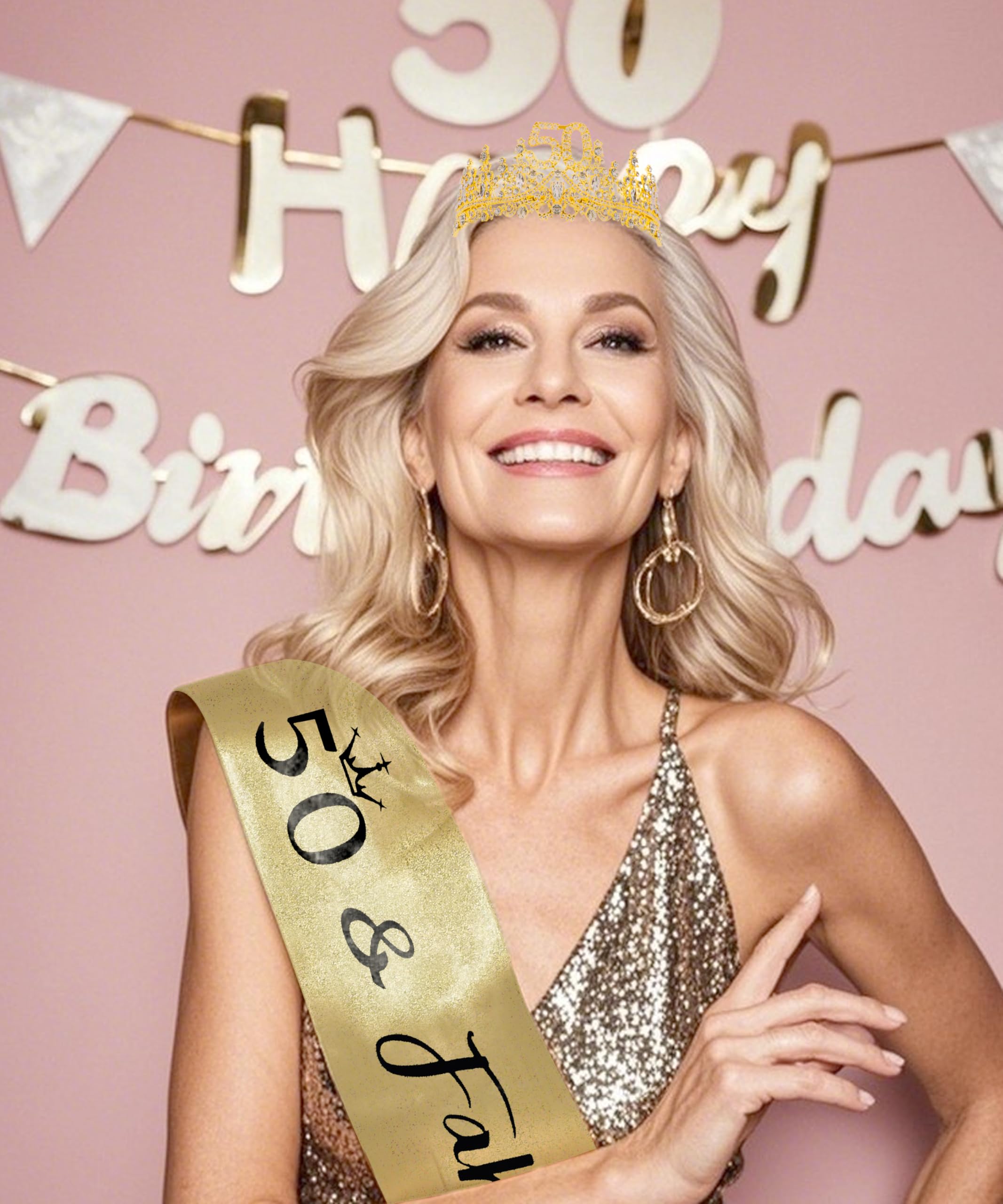 COCIDE crystal tiara adds dazzling sparkle to milestone celebrations.