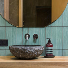 Kitchen sink setup with COCO by Stone hand soap for quick refresh.