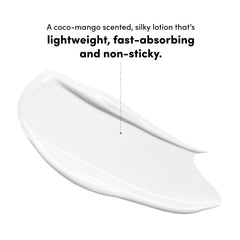 Silky texture on skin delivering non-sticky, glow-ready finish.