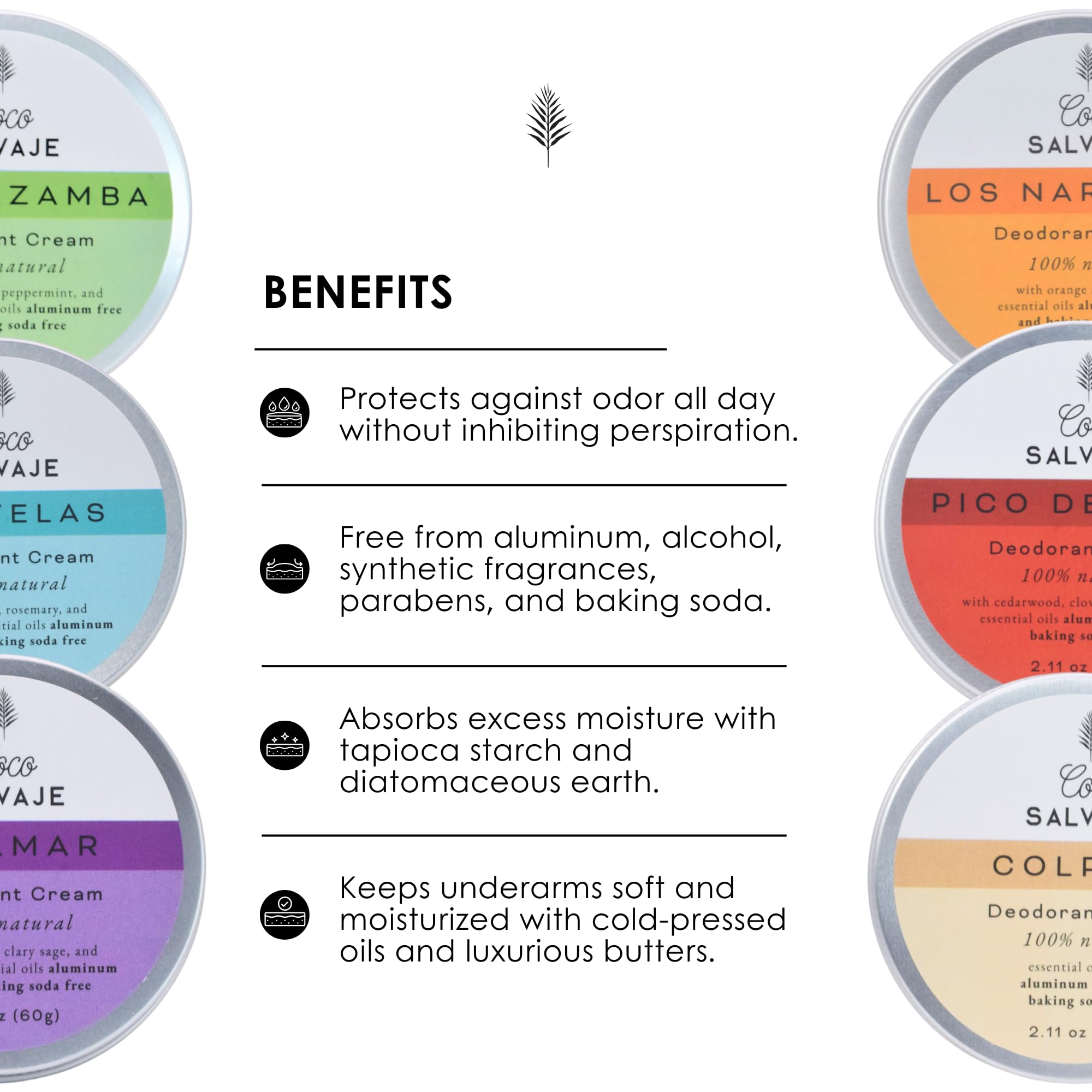 COCO SALVAJE texture close-up reveals smooth, non-irritating natural blend