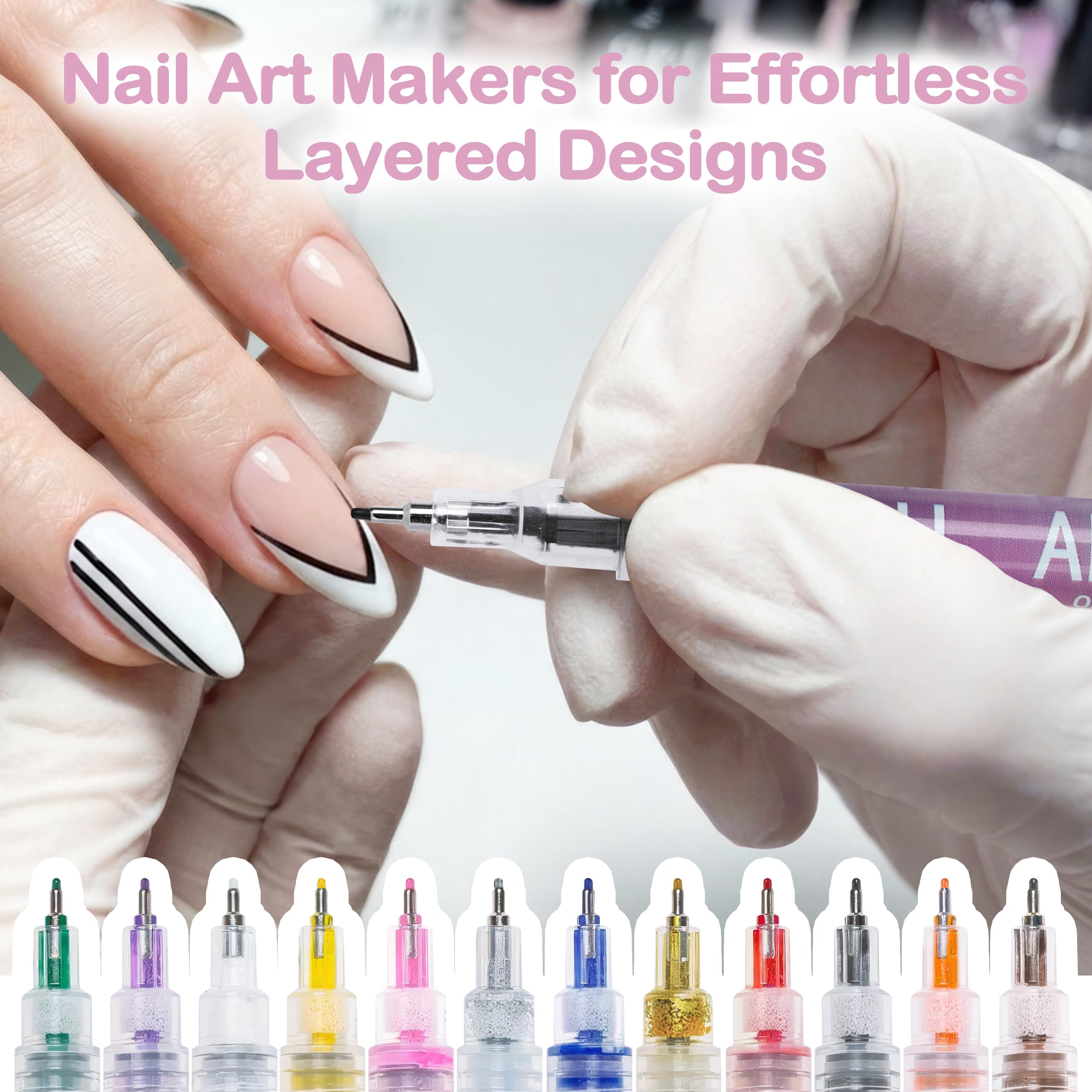 Cocobeen 12-color set on nails demonstrates quick-dry, smudge-resistant finishes.