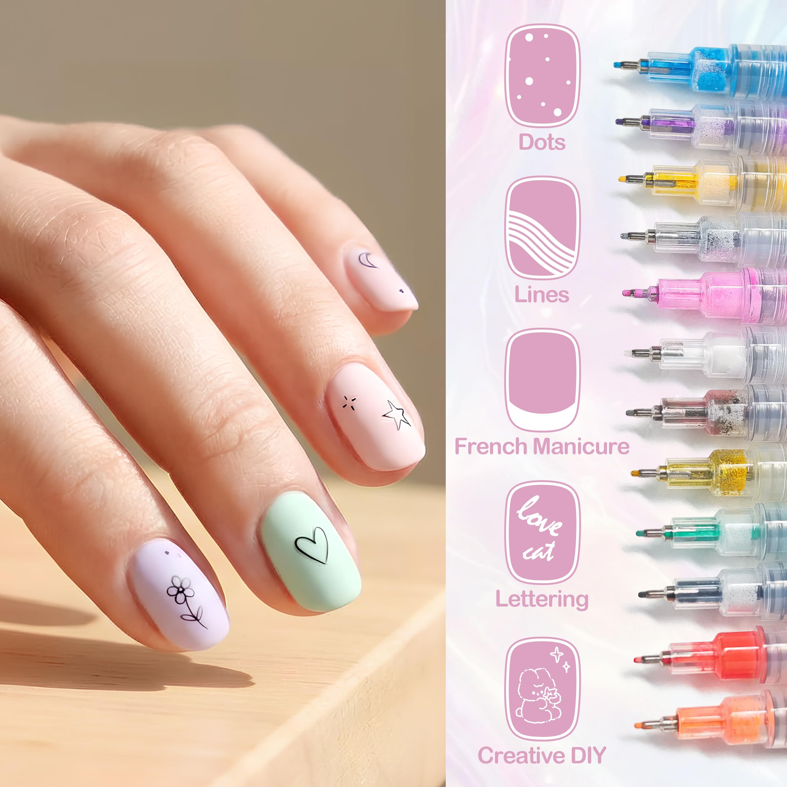 Cocobeen gift box packaging makes an ideal gift for nail art lovers.
