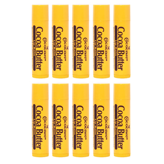 COCOCARE Cocoa Butter Lip Balm in the Little Yellow Stick hydrates lips
