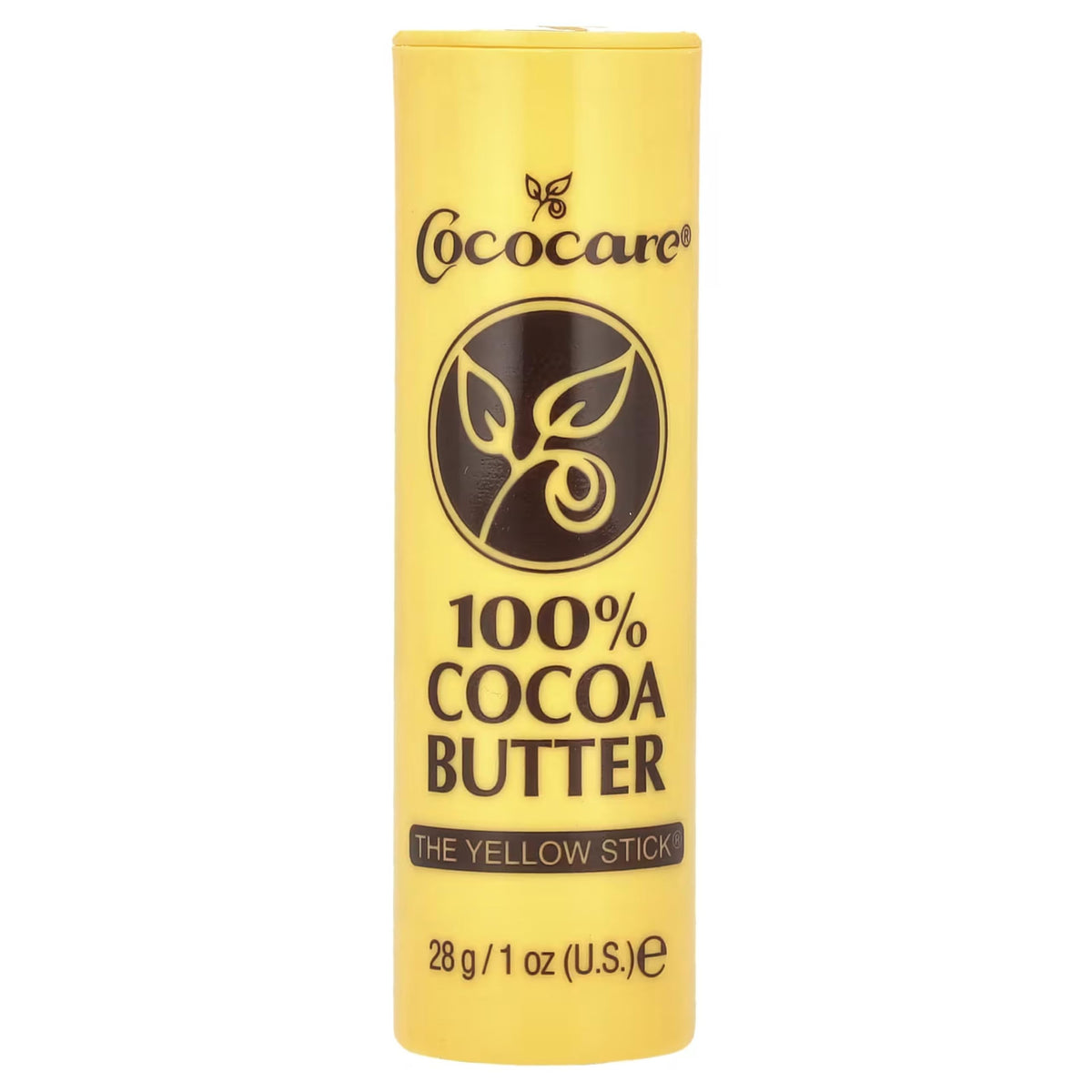 Cococare Cocoa Butter Stick pack-front for portable dry-skin hydration