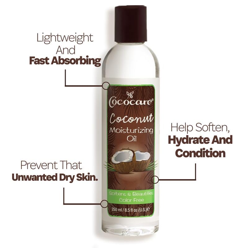 Apply COCOCARE Coconut Moisturizing Oil after shower for lasting moisture.