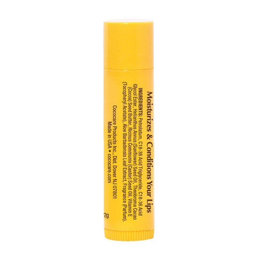 COCOCARE lip balm application close-up shows silky texture for smooth lips