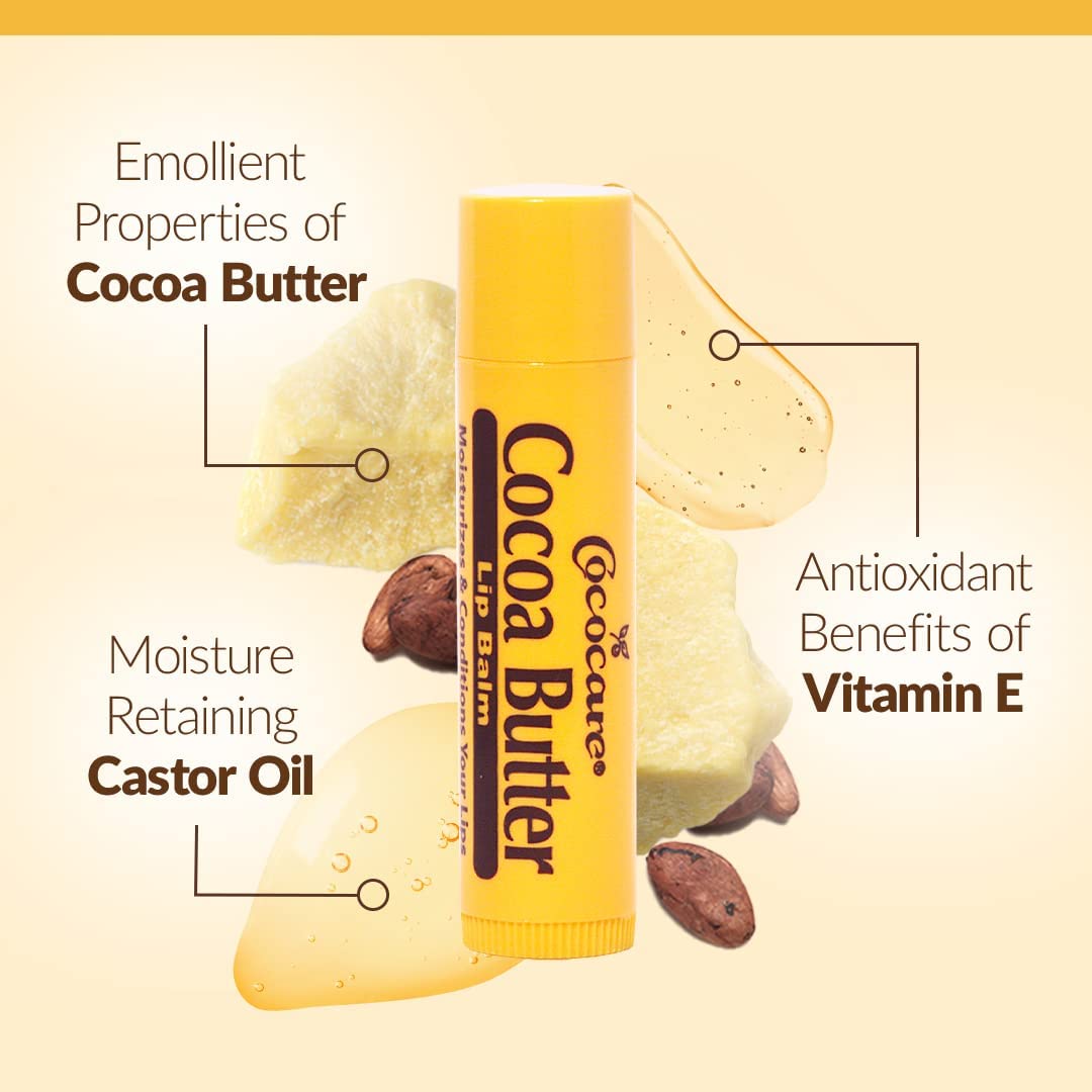 COCOCARE natural ingredients including sunflower oil, castor oil, vitamin E, aloe vera
