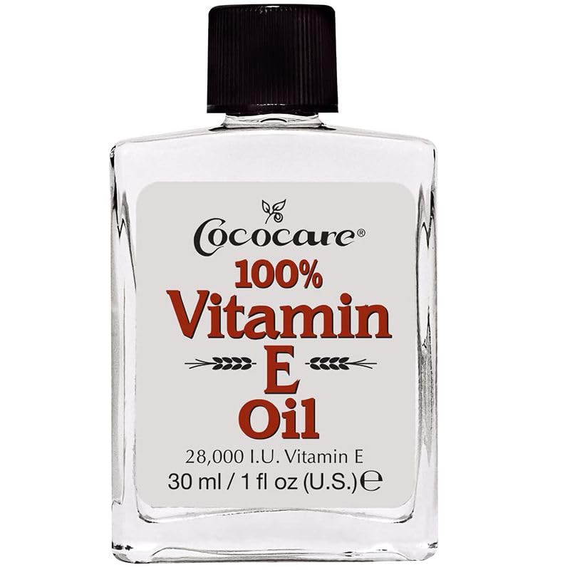 COCOCARE Vitamin E Oil made in USA cruelty-free label suggests trusted quality