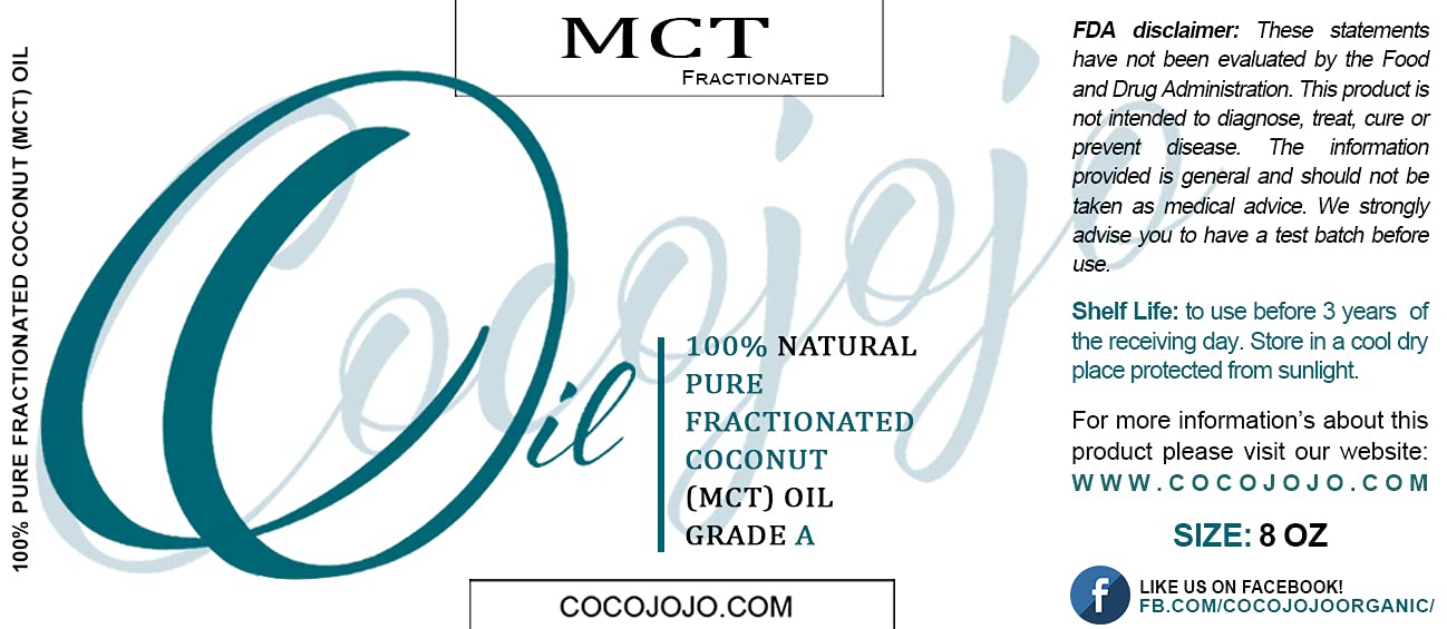 Cocojojo fractionated coconut oil pour demonstrates quick application for skin