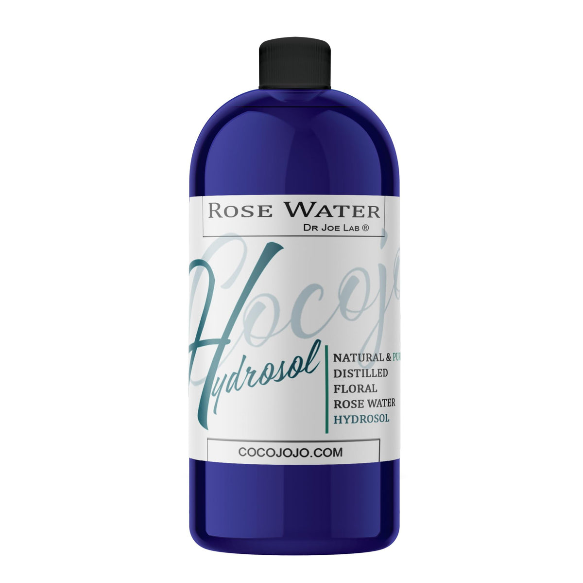 Cocojojo Rose Hydrosol bottle 32 oz for daily facial hydration
